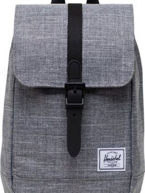 Herschel Supply Company Gray Canvas Backpack with Black Strap